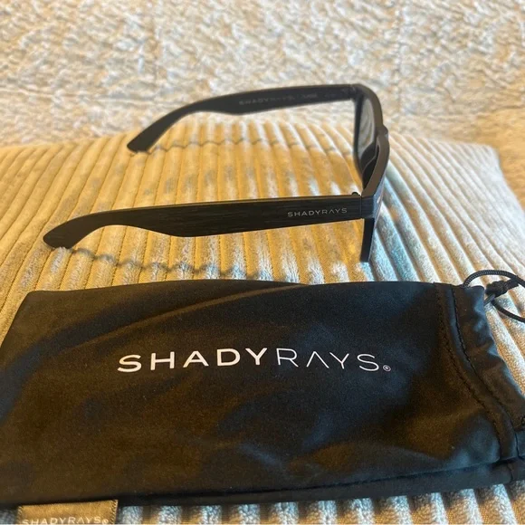 Shady Rays Classic Timber Black Emerald Polarized Square Sunglasses CL-31 - Picture 4 of 8